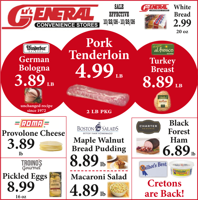 Lil General Specials